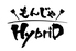 もんじゃBAR HybriDのロゴ