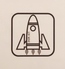 ラーメンロケットキッチンのロゴ